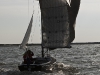 Waterkampioen De proefvaarten in IJmuiden van de Europese Boot van het Jaaar Verkiezing. Elf Europese Watersportbladen varen met de genomineerde boten. De Saffier 23